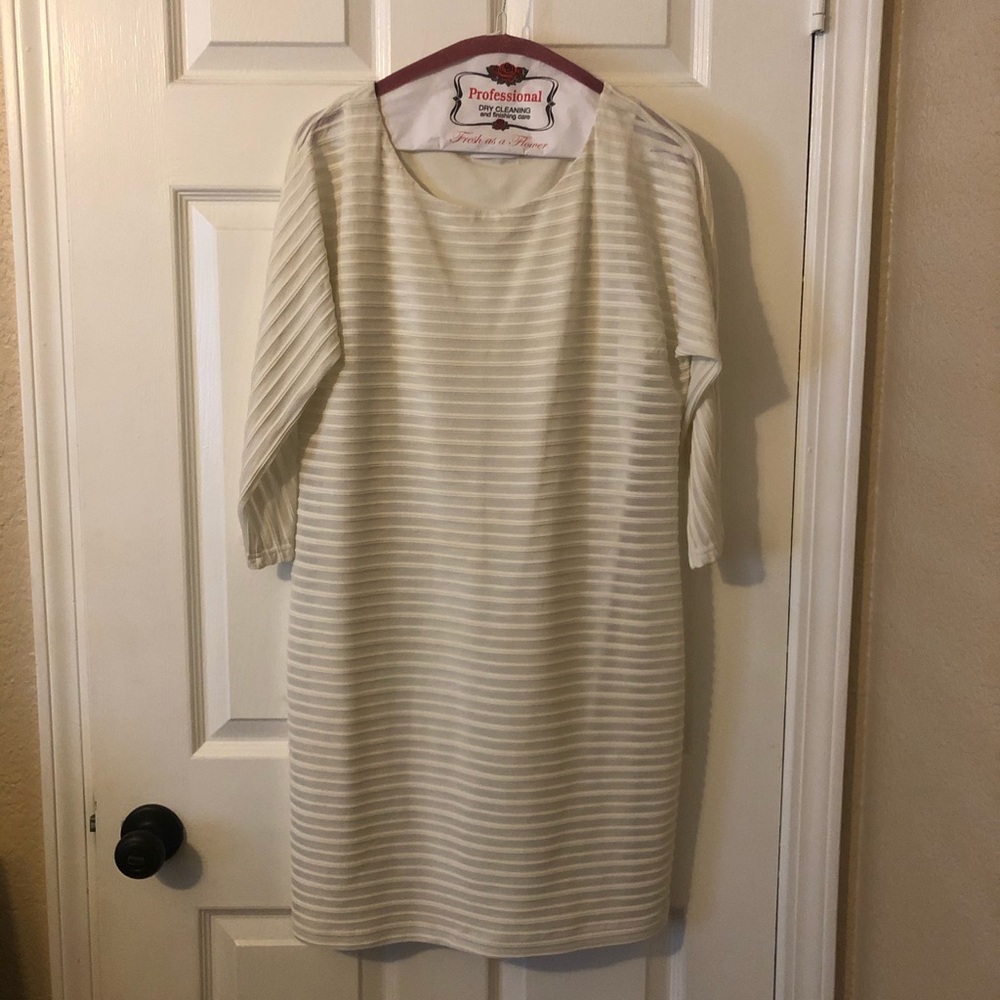 White/Cream Calvin Klein Dress